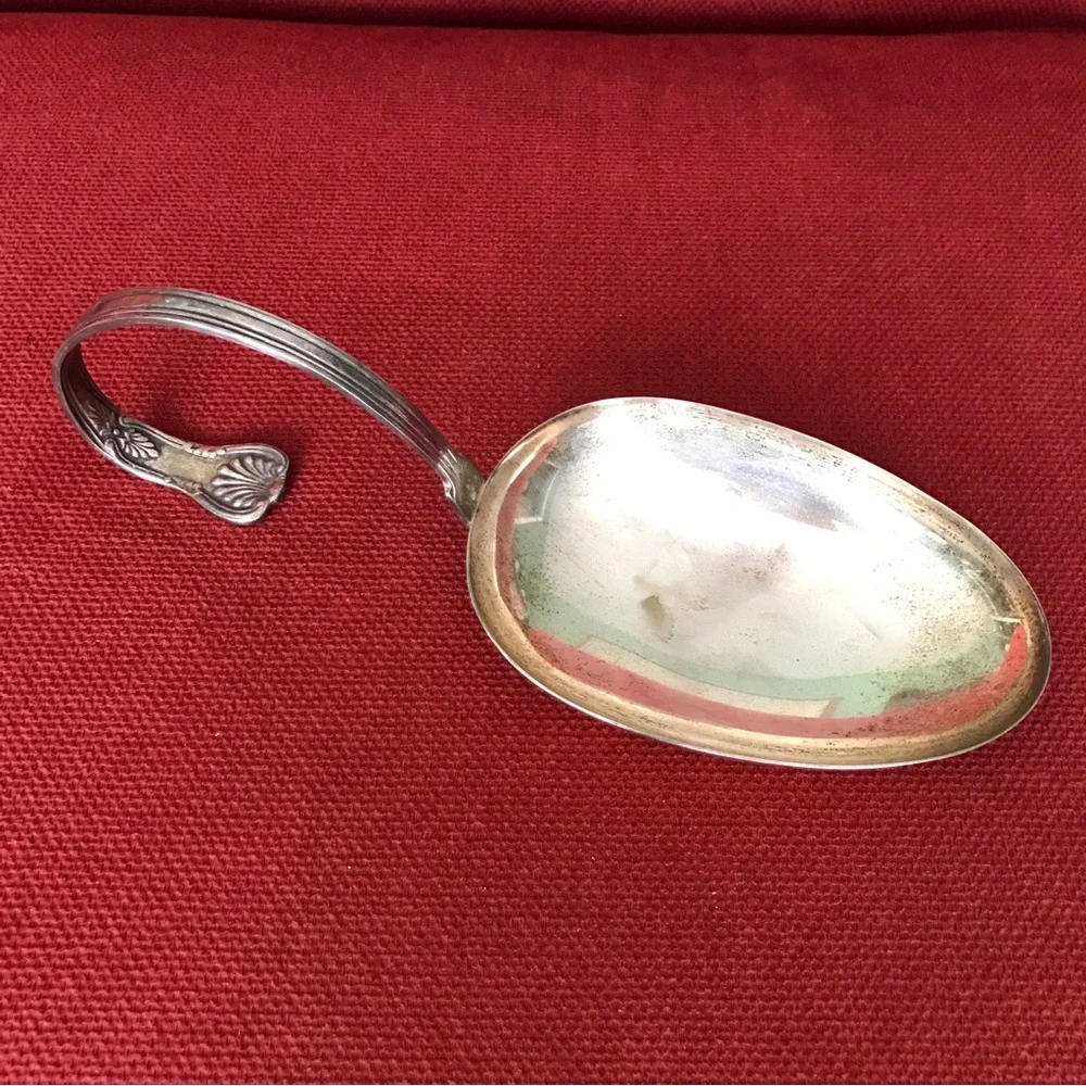 Z Gallerie Silver Appetizer Spoon